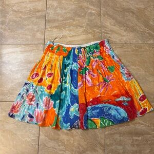 Ralph Lauren Multicolor Floral Skirt